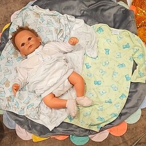 F Baby sleep sacks 4 set 0-3 months